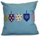 Decorative Holiday Pillow Geometric, Light Blue, 26"x26"