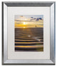 PIPA Fine Art ''Sandbars'' Matted Framed Art, 20x16
