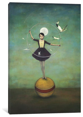 "Luna?s Circle Gallery" by Duy Huynh, 40x26x1.5"