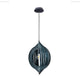 Abruzzo Medium 1-Light Pendant, Navy Blue