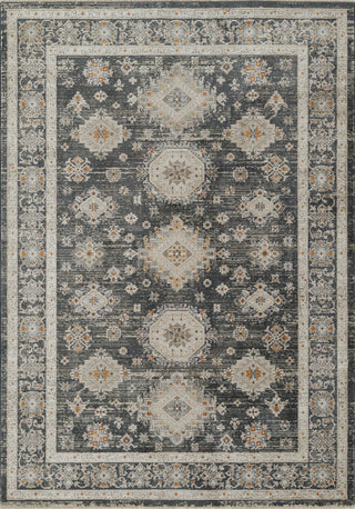 Momeni Cambridge Viscose Slate Area Rug 5'3" X 7'7"