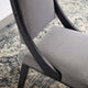 Cambridge Upholstered Fabric Dining Chairs, Set of 2, Light Gray