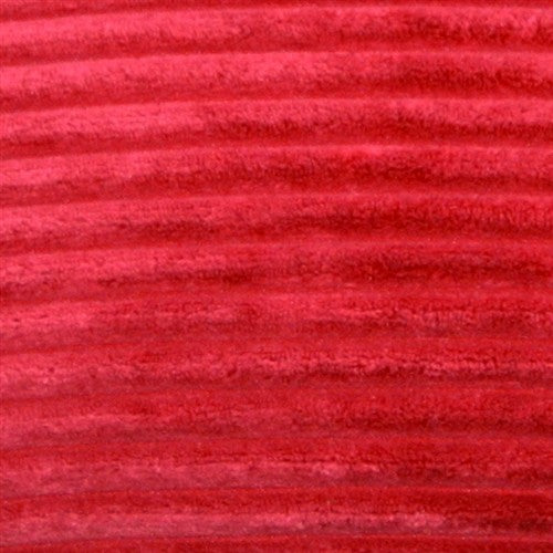 Pillow Decor - Wide Wale Corduroy 12 x 20 Throw Pillows, Red