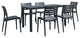 Compamia Ares 7-Piece Dining Set, Dark Gray