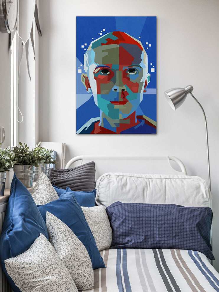 "Stranger Things" Painting Print on Wrapped Canvas, 12"x18"
