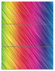 "Multi-Color Neon Glowing Lines" Digital Metal Wall Art, 3 Panels, 28"x36"