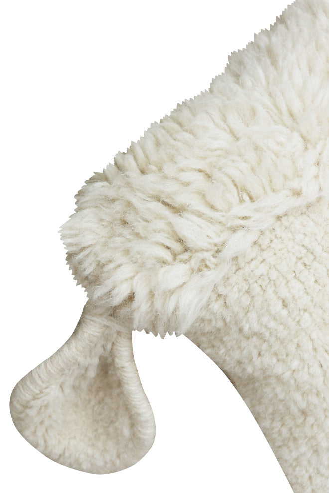 Pink Nose Sheep Woolable Cushion