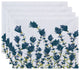 18"x14" Lavender, Floral Print Placemat, Blue, Set of 4