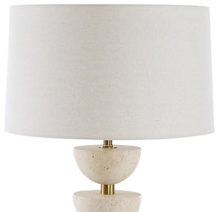 Uttermost Hemisphere Travertine Table Lamp