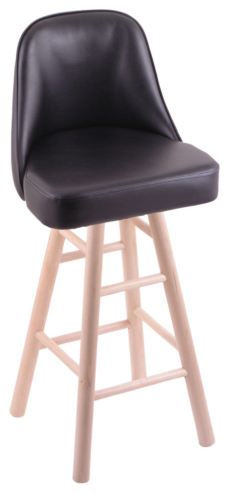 Holland Bar Stool, Grizzly Bar Stool, Smooth Maple Legs, Natural Finish