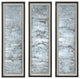 Uttermost Ocean Swell Painted Metal Art Set of 3, 3 Cartons 35374