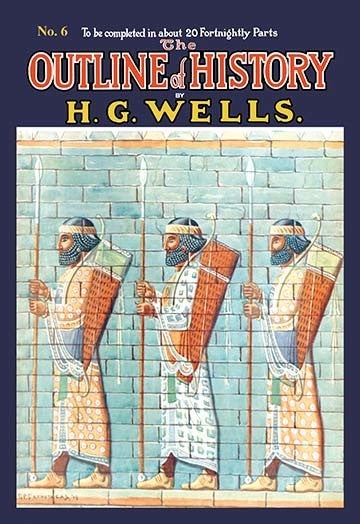 The Outline of History by HG Wells, No. 6: Warriors - Gallery Wrapped Canvas Art