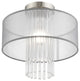 Livex Lighting Brushed Nickel 1-Light Ceiling Mount