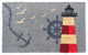 Multi Machine Tufted Light House Doormat, 18" x 30"