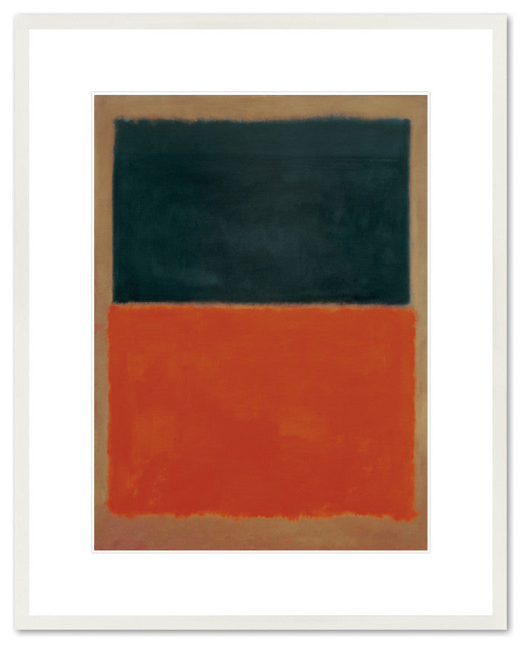 Green and Tangerine on Red, 1956