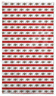 Joy Wreath Stripes 58x102 Tablecloth