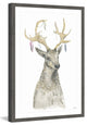"Adorned Reindeer" Framed Painting Print, 24"x36"