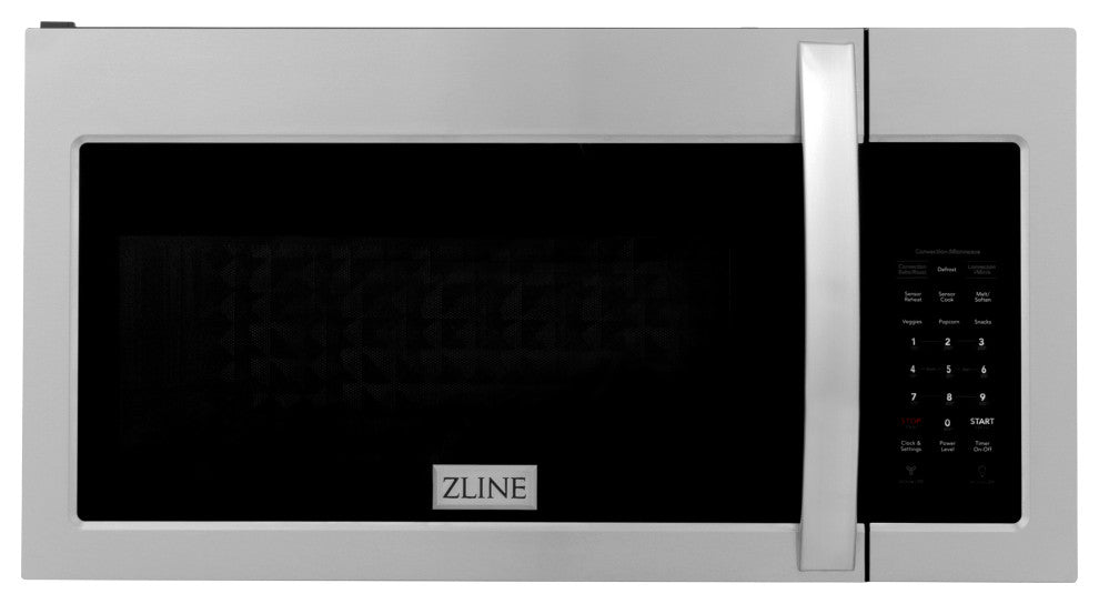 ZLINE Over the Range Convection Microwave in Stainless Steel with Modern Handle