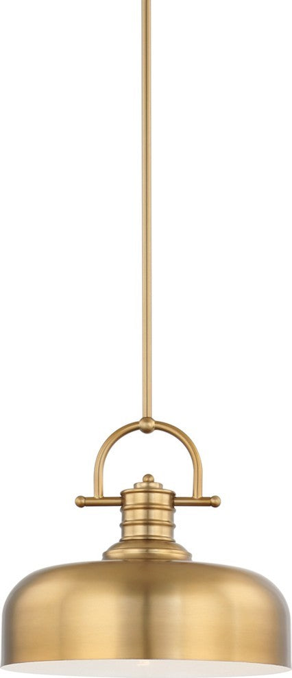 Restoration Brass Interior Pendant, Prairie Rock