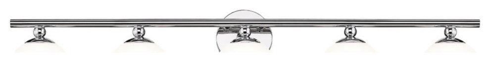 Z-Lite 1100-5V Neoma 5 Light 8"W Vanity Light - Chrome