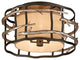 Troy Lighting Adirondack Four Light Semi-Flush Mount C2881