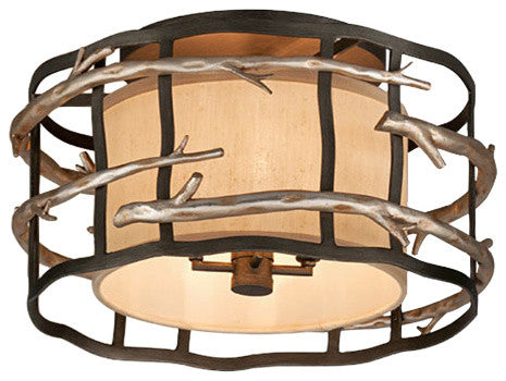 Troy Lighting Adirondack Four Light Semi-Flush Mount C2881