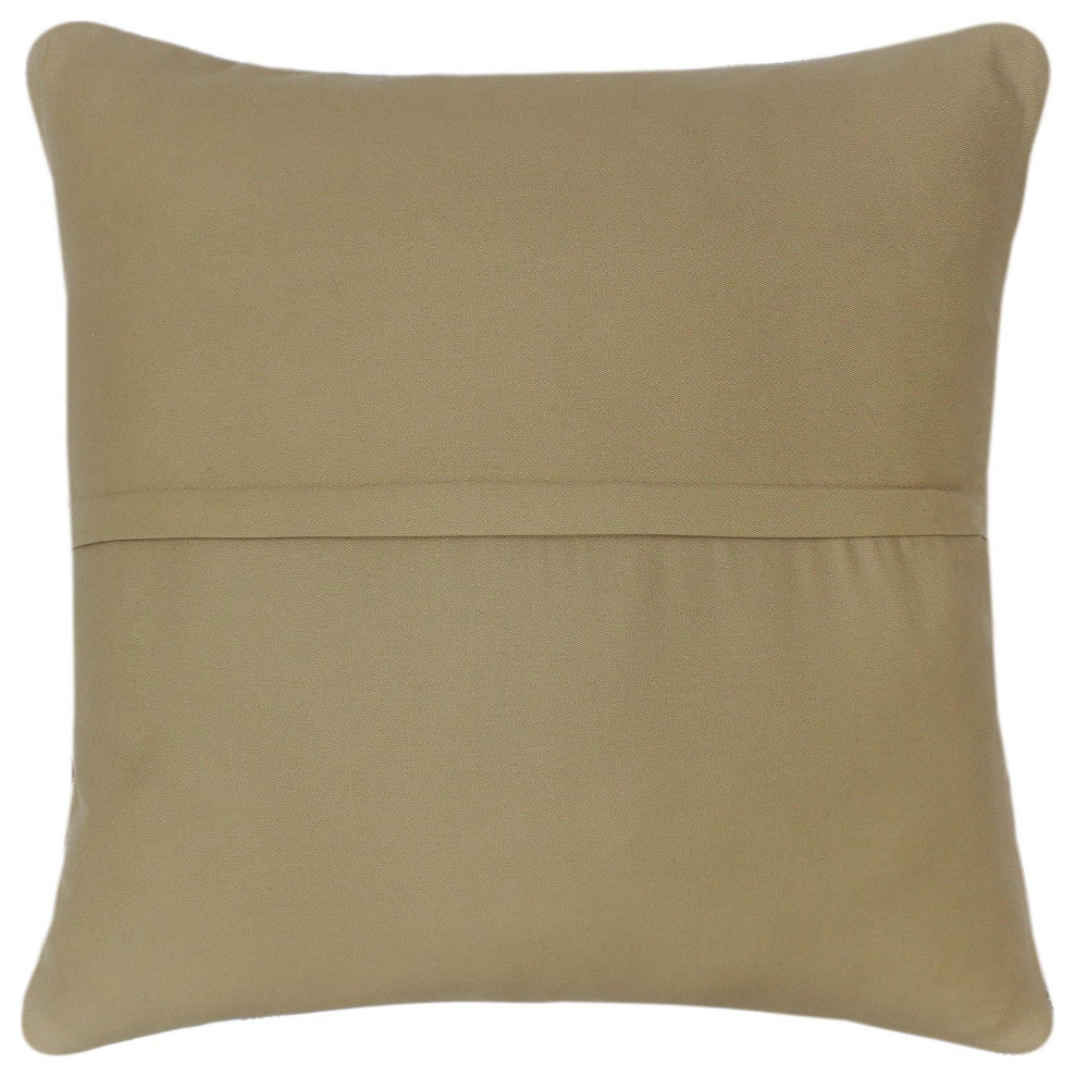 Contemporary Willough Vintage Distressed Handmade Rug Pillow