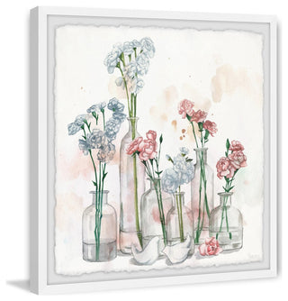 "Clearly Blossoms" Framed Painting Print, 24"x24"
