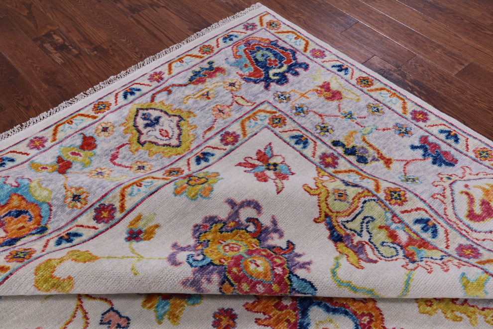 9' 2" X 12' 0" Turkish Oushak Handmade Wool Rug - Q14797