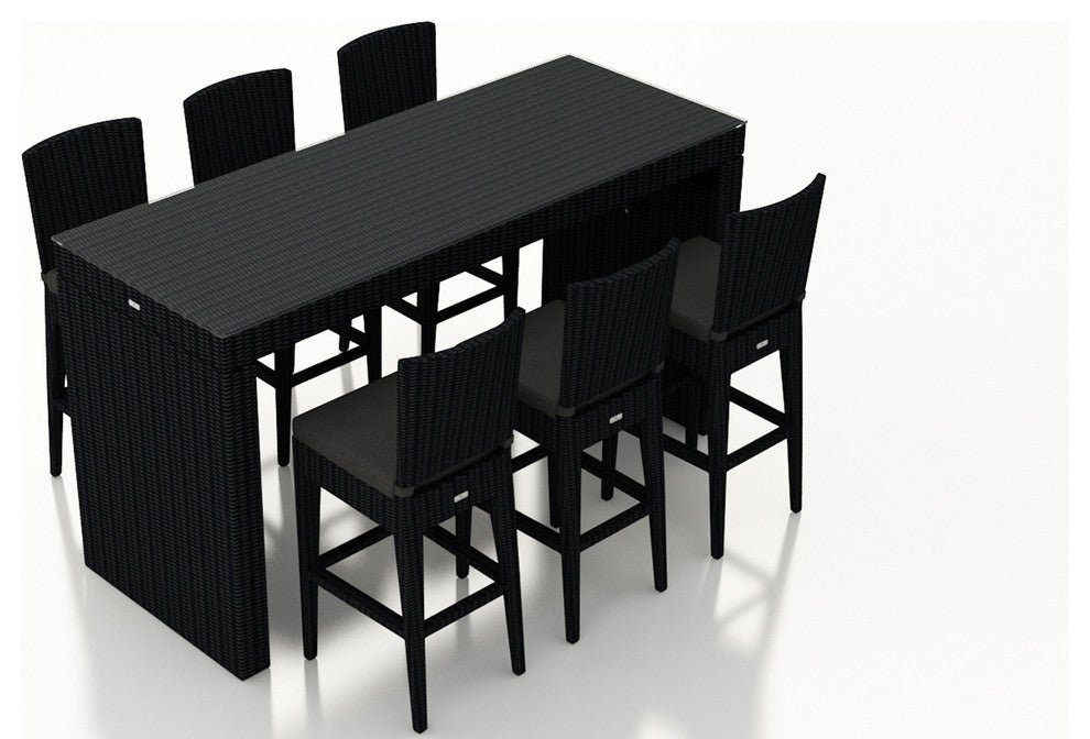 Urbana 7 Piece Bar Set, Canvas Charcoal