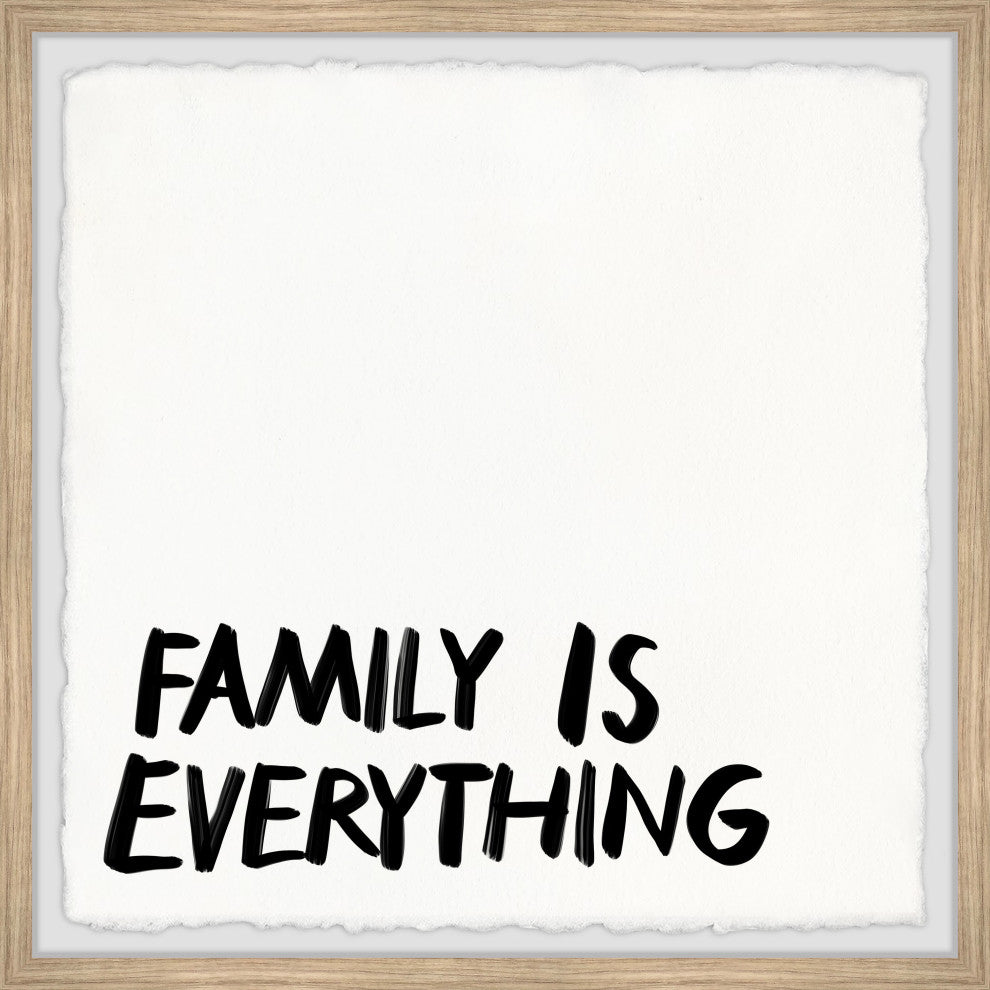 "Family Is Everything V" Framed Painting Print, 18x18