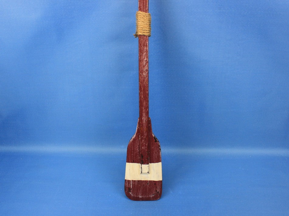 Wooden Chadwick Squared Rowing Oar With Hooks, 24''