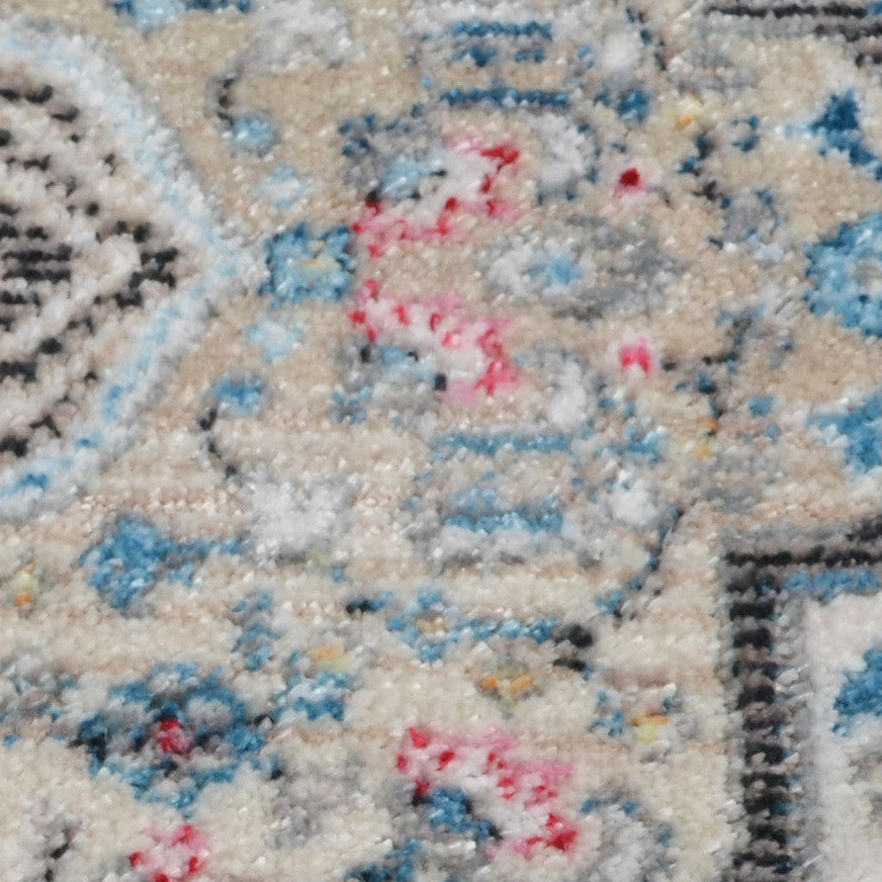 MACHINE MADE POLYESTER AREA RUGS  -Multicolor, Oriental ,Rugs for Living Room