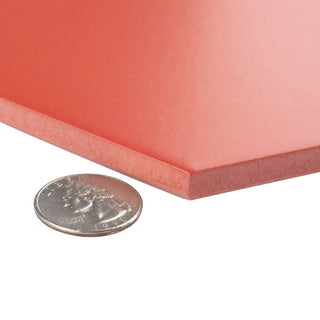 Textile Basic Hex Red Porcelain Floor and Wall Tile