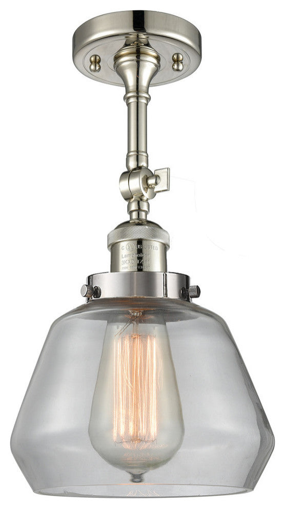 Innovations Lighting 201F-Pn-G172 1 Light Semi-Flush Mount