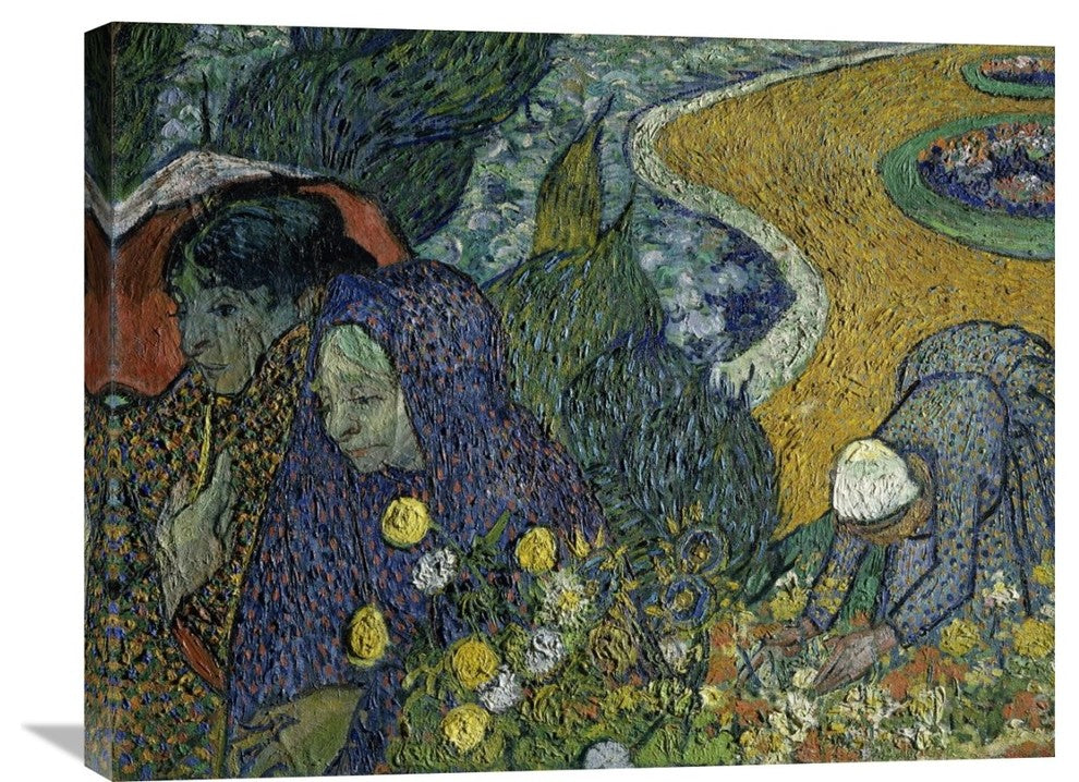 "Memories of the Garden at Essen" Canvas Giclee by Vincent Van Gogh, 30"x24"