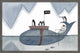 "Arctic Pirates" Framed Painting Print, 24"x16"