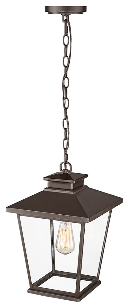 1 Light 11.1" Powder Coat Bronze Outdoor
