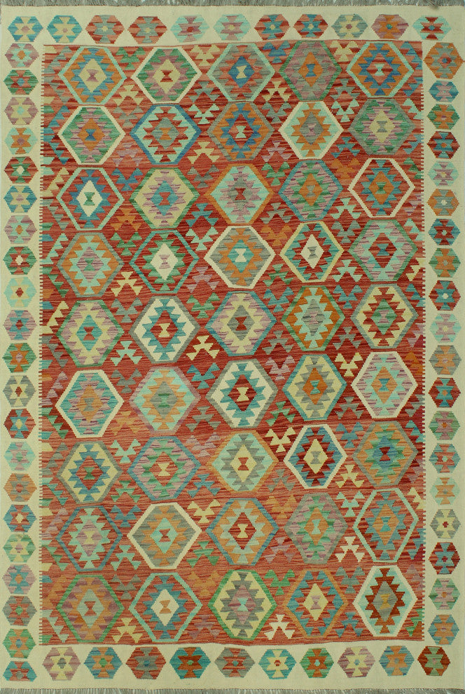 Sangat Kilim Deste Rust Rug