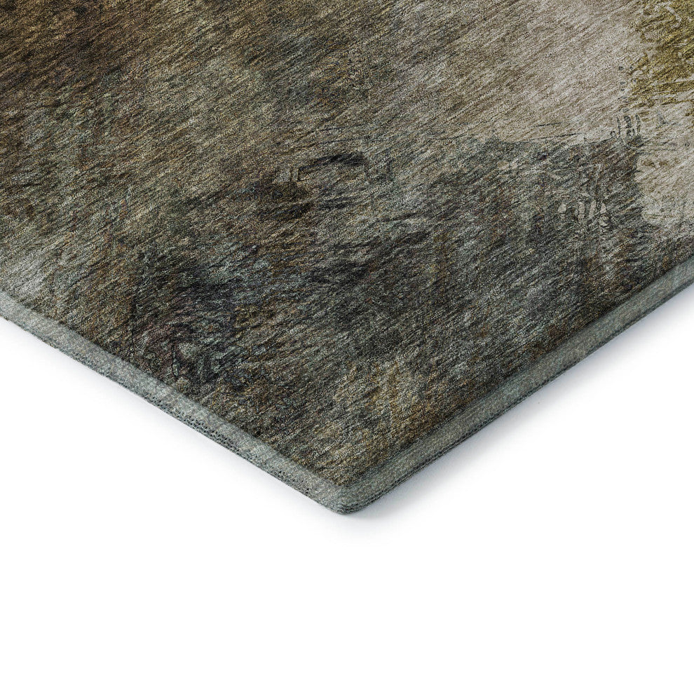 Premium Machine Washable Mayfield AMF590 Chocolate 8' x 10' Rug