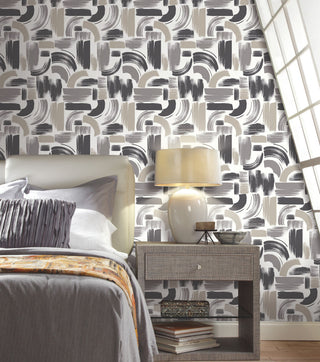 Modern Brushstrokes Peel & Stick Wallpaper