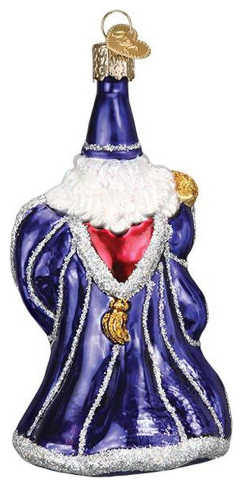 Old World Christmas Wizard Blown Glass Ornament