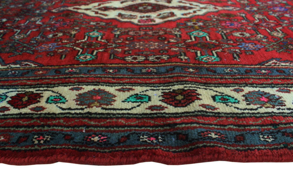 Vintage Distressed Cereza Burgundy Rug