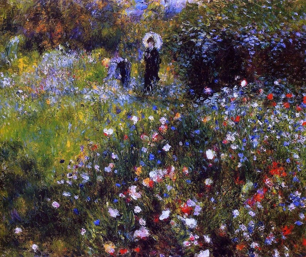 Pierre Auguste Renoir A Summer Landscape Wall Decal