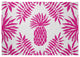 Pineapple Leaves Spring Chenille Rug, Orchid, 5'x7'