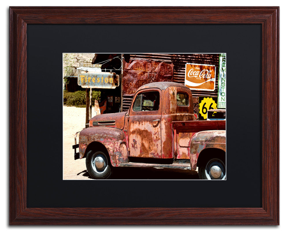 Philippe Hugonnard 'US Truck' Matted Framed Art, 16x20