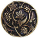 Grapevines Knob Antique Brass, Antique Brass
