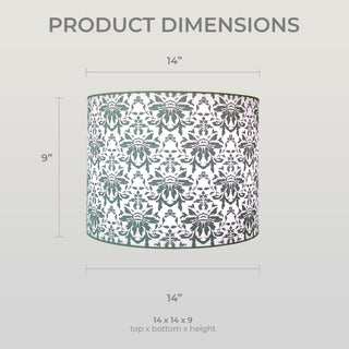 Royal Designs Modern Trendy Decorative 2-Sided Silhouette Hardback Lampshade, Ro