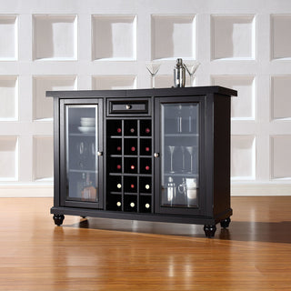 Cambridge Sliding Top Bar Cabinet, Black