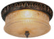 ELK LIGHTING 901-Gc Restoration Semi-Flush In Golden Coffee
